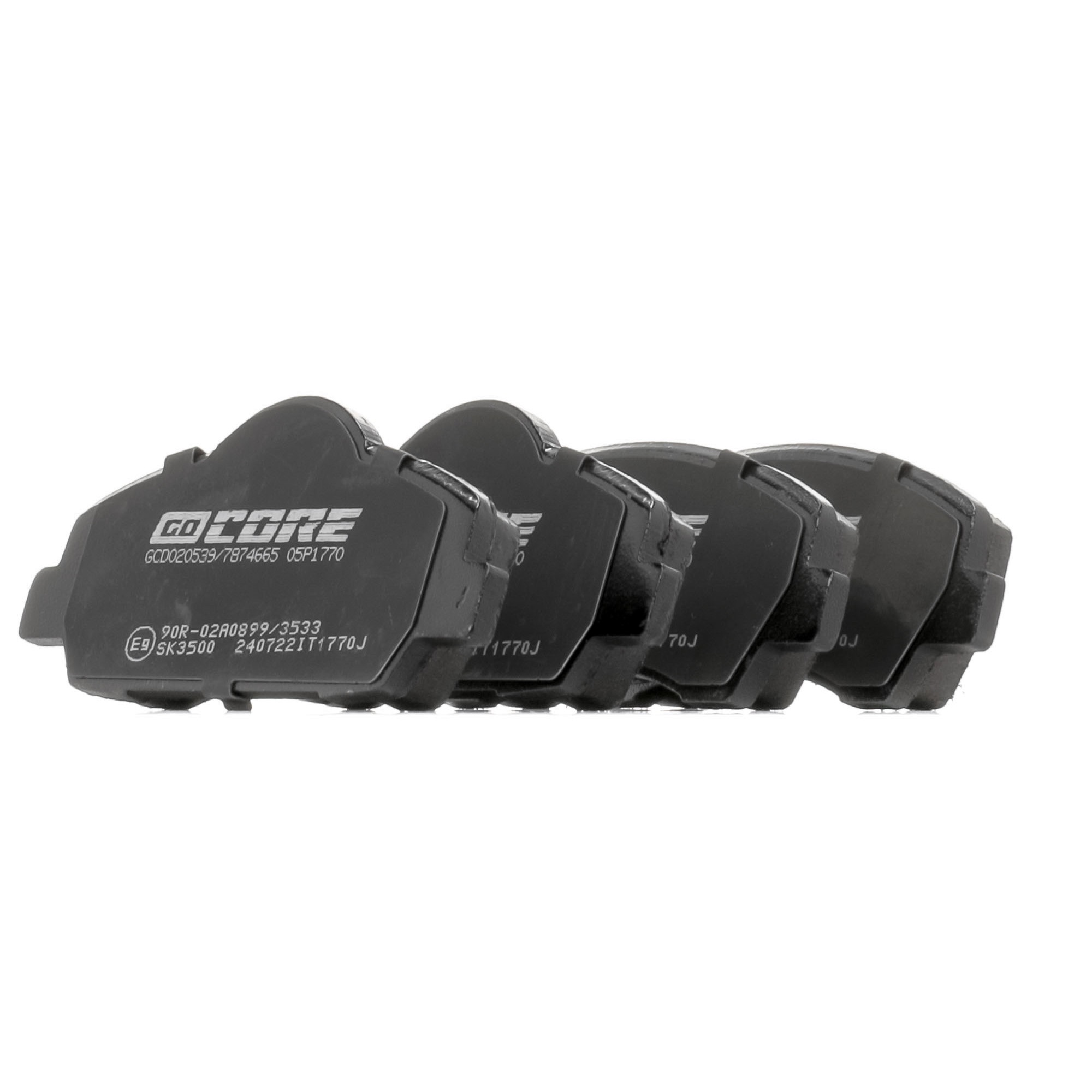goCORE GCD020539 Bremsbeläge Low-Metallic