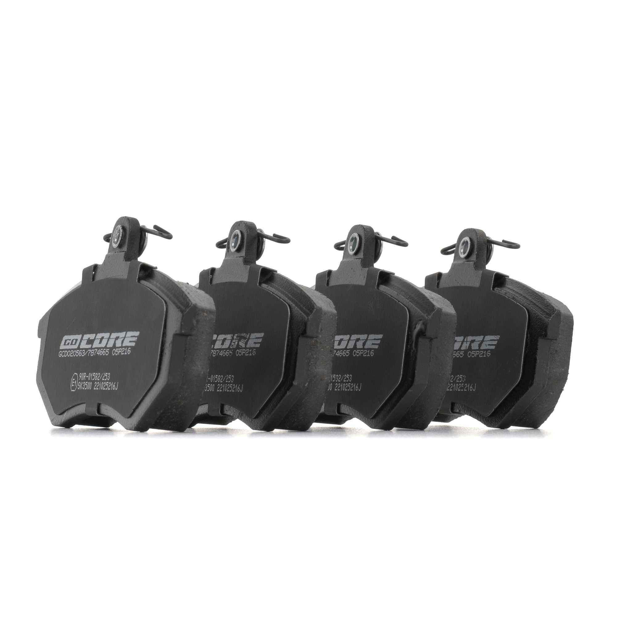 goCORE GCD020563 Plaquettes de frein non préparé pour l'indicateur d'usure