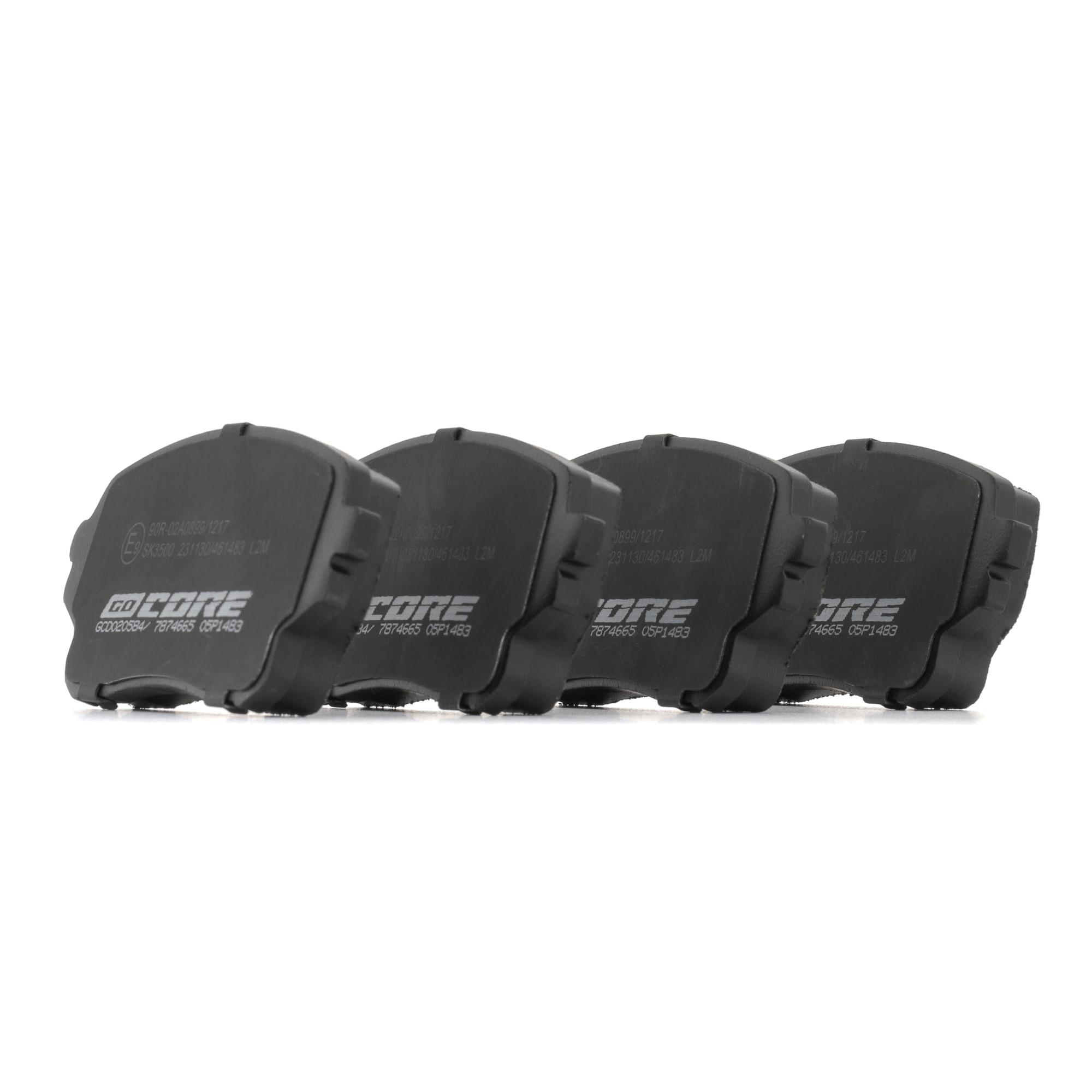 goCORE GCD020584 Plaquettes de frein contact de signal d'usure inclus