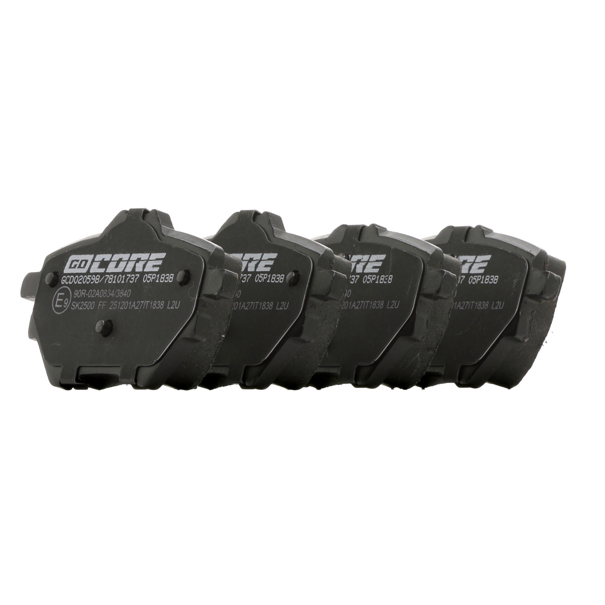 goCORE GCD020598 Plaquettes de frein pas cher dans magasin en ligne