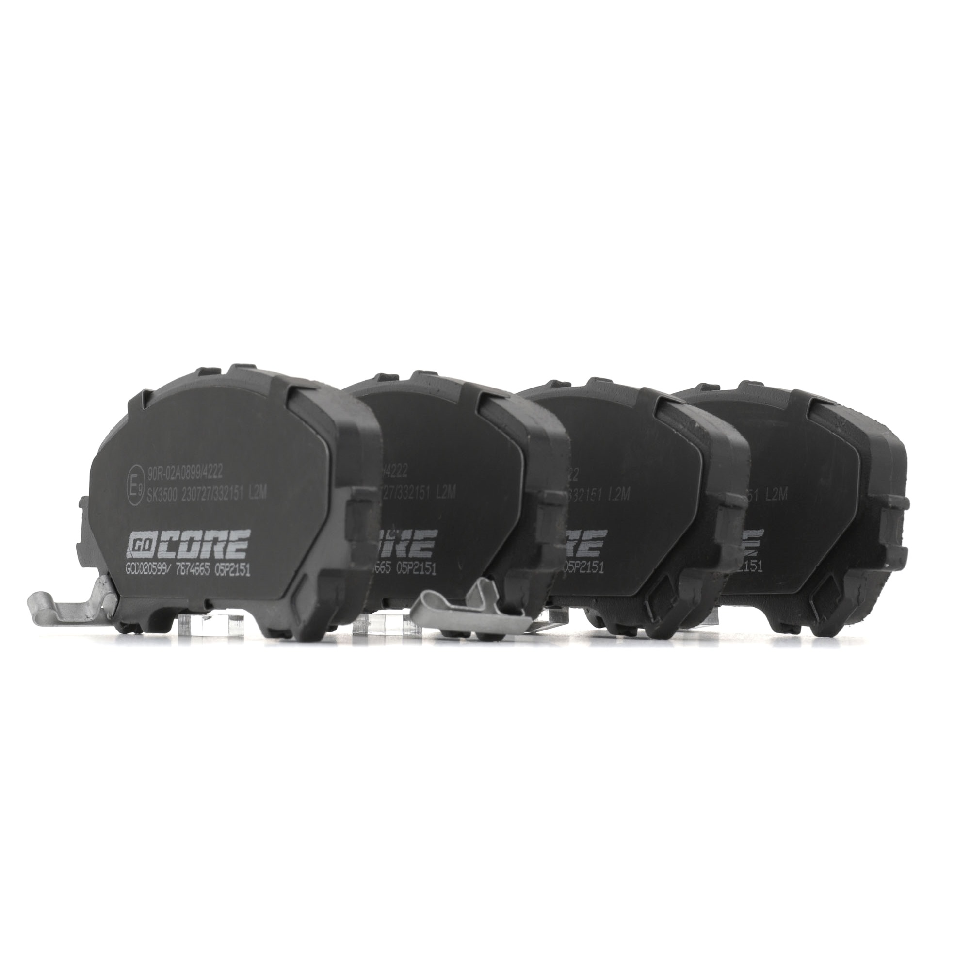 goCORE GCD020599 Plaquettes de frein avec indicateur d'usure