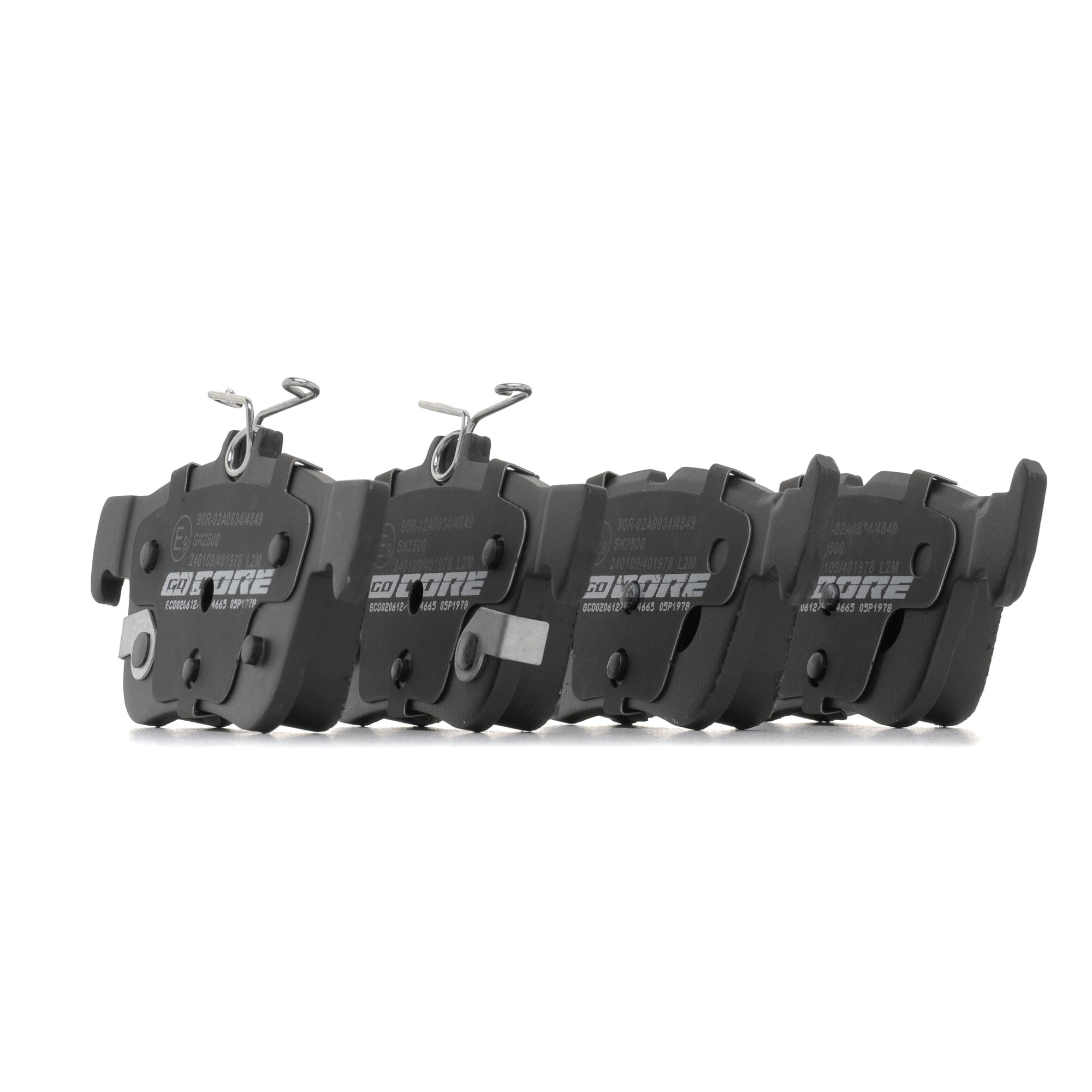 Kit Pastiglie Freno Anteriori Ferodo FDB1651 – Senza Sensori Usura, Compatibile Con Fiat Grande Punto, Punto (188/199) E Punto Van, Codici OE Inclusi