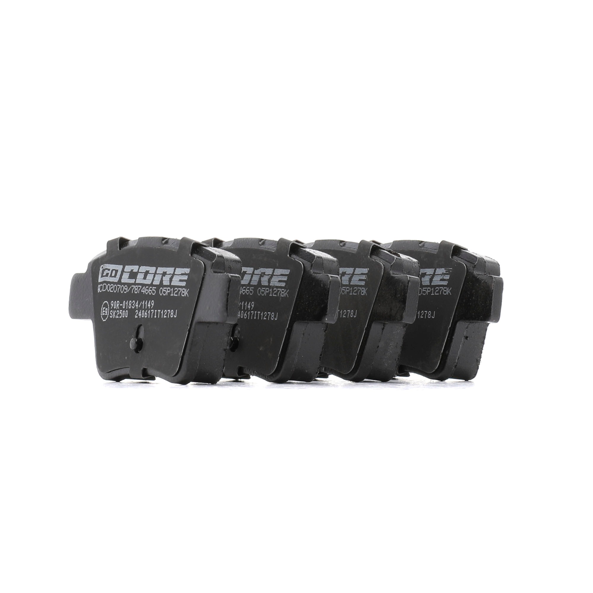 goCORE GCD020709 Bremsbeläge exkl. Verschleißwarnkontakt