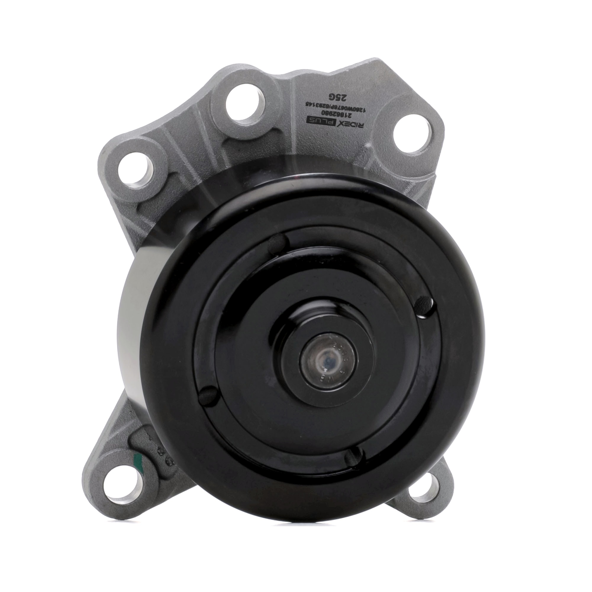 RIDEX PLUS 1260W0676P Pompe à eau Fonte d'aluminium, avec joint d'étanchéite, avec vis/boulons, Métal
