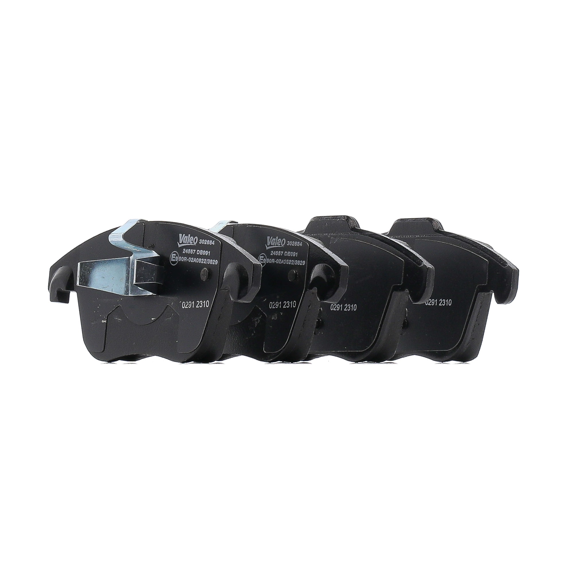 VALEO 302684 Bremsbeläge Vorderachse, ohne integrierten Verschleißsensor