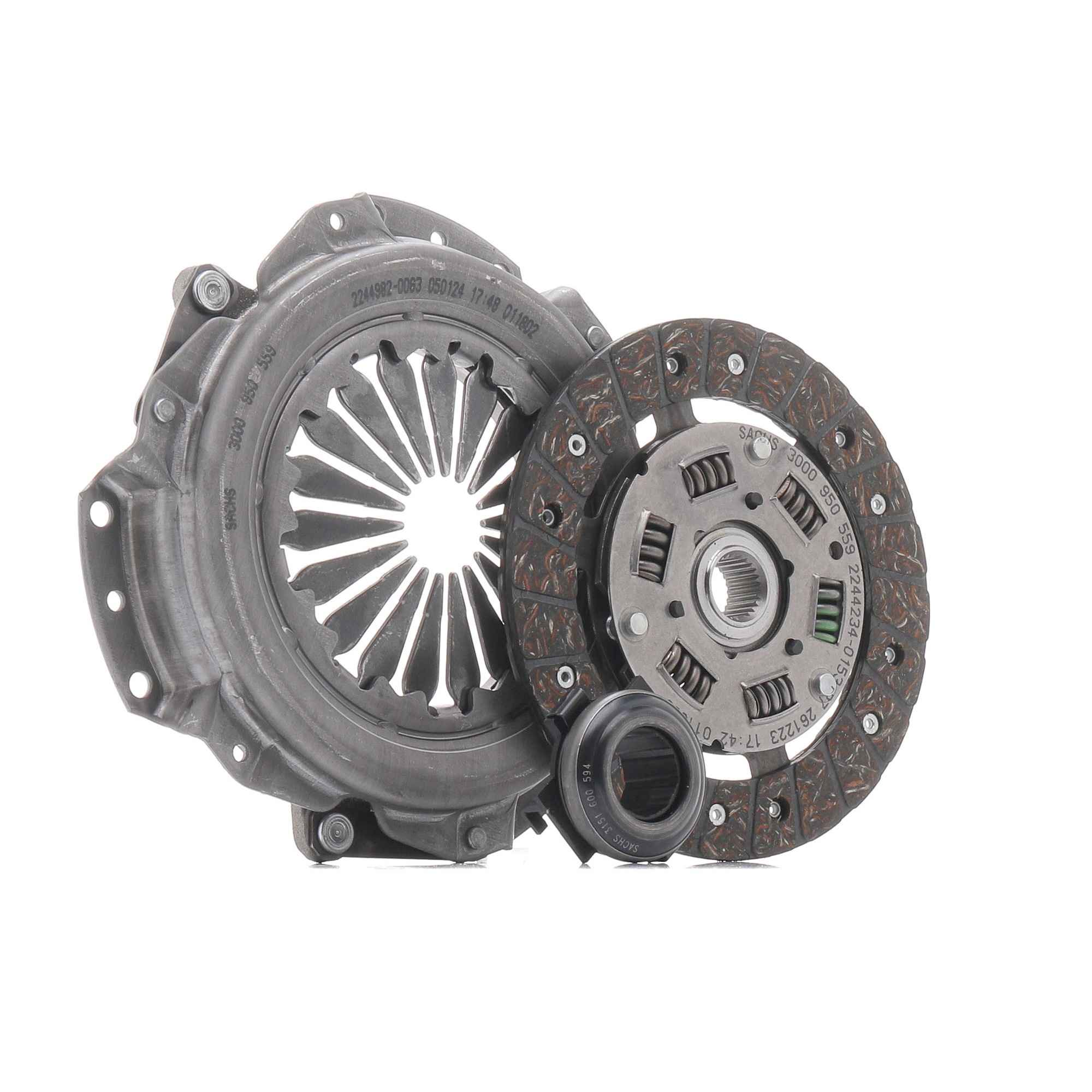 SACHS 3000 950 560 Kopplingssats 180mm