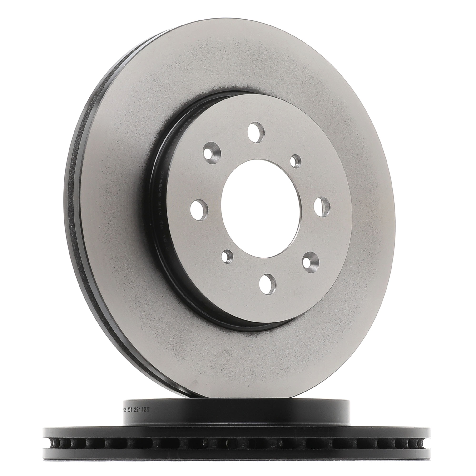 Trw Negru Df4825 Discuri Frana Ventilat, Lacuit