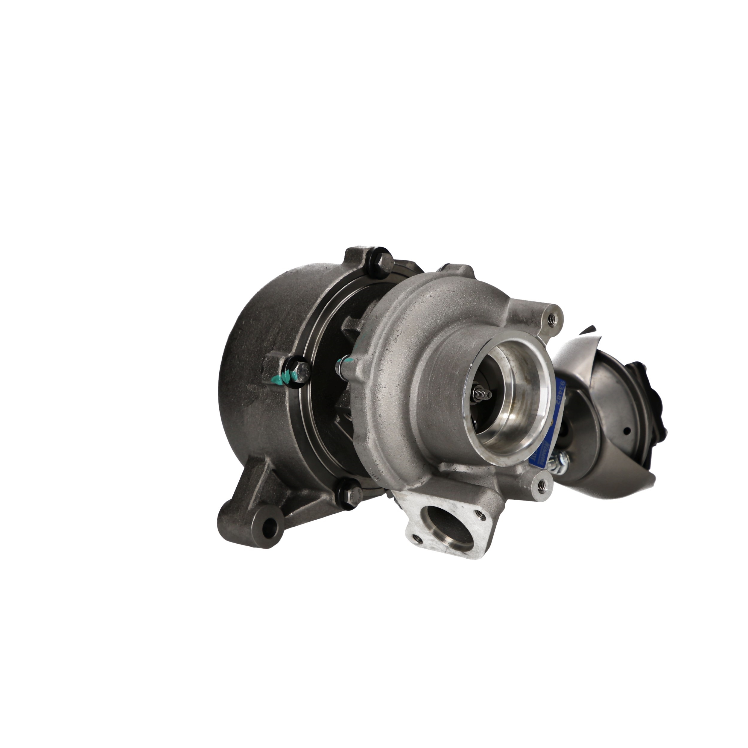 NISSENS 93482 Turbocompresor Turbocompresor de gases de escape, Con sensor de posición lineal (LPS), refrigerado con aceite, rerigerado por agua, neumático, con juntas