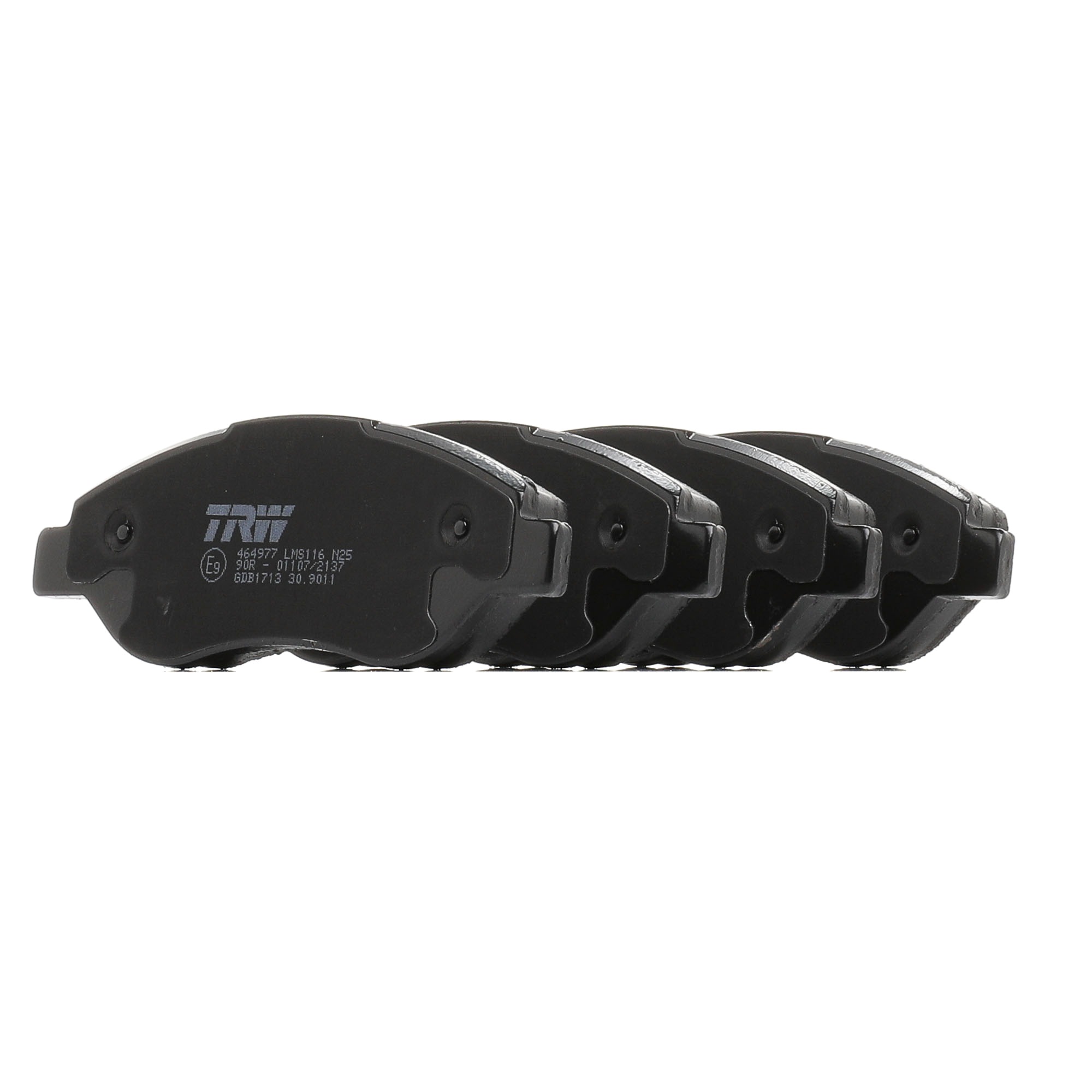 Vesz 24550 TRW akusztikus kopásjelzéssel Magasság: 54,9mm, Szélesség: 150,8mm, Vastagság: 19mm Fékbetét készlet, tárcsafék GDB1713 alacsony áron