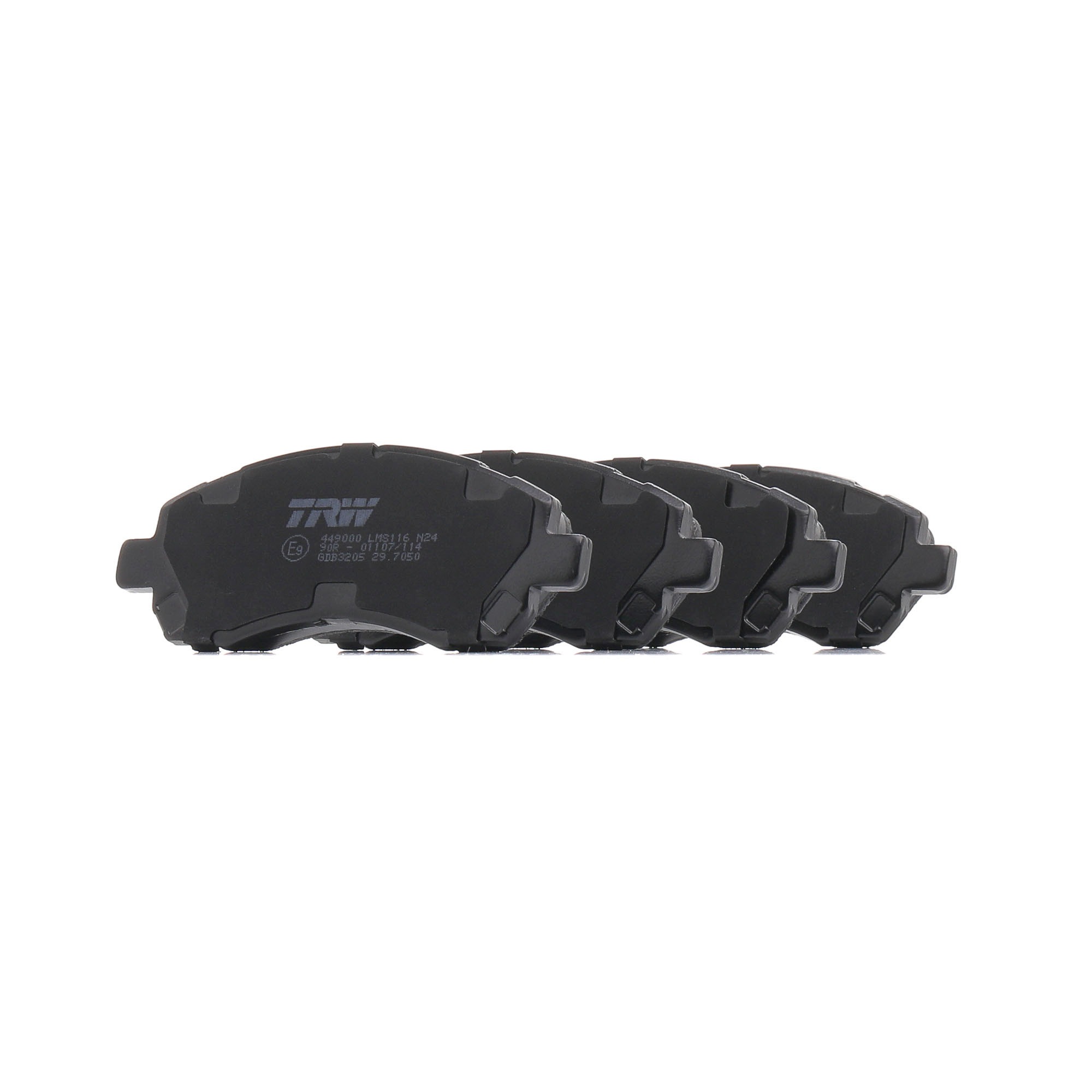 TRW COTEC GDB3205 Brake pad set with acoustic wear warning