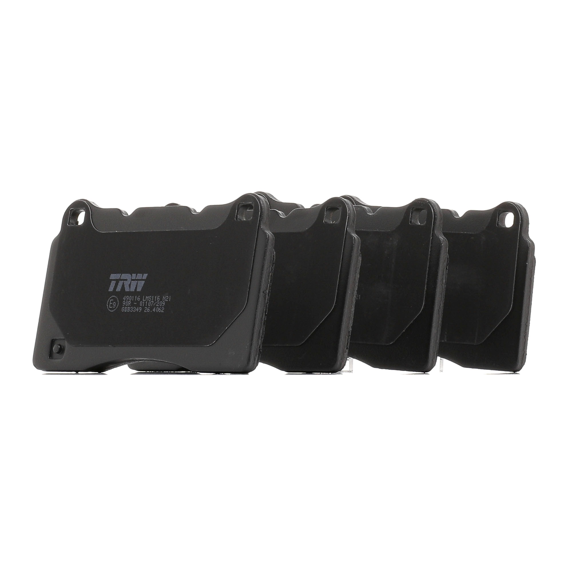 23092 TRW COTEC with acoustic wear warning Height: 77,3mm, Width: 131,8mm, Thickness: 14,8mm Brake pads GDB3349 buy