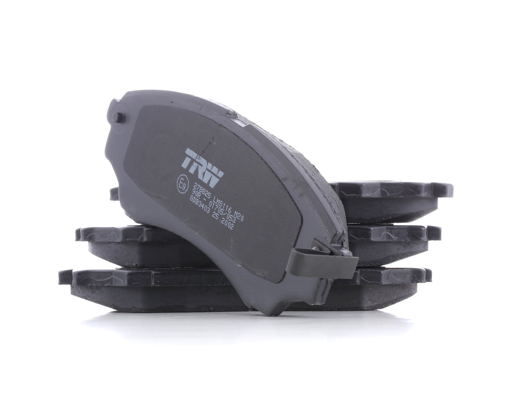24353 TRW COTEC with acoustic wear warning Height: 58,4mm, Width: 145,1mm, Thickness: 16,0mm Brake pads GDB3403 buy