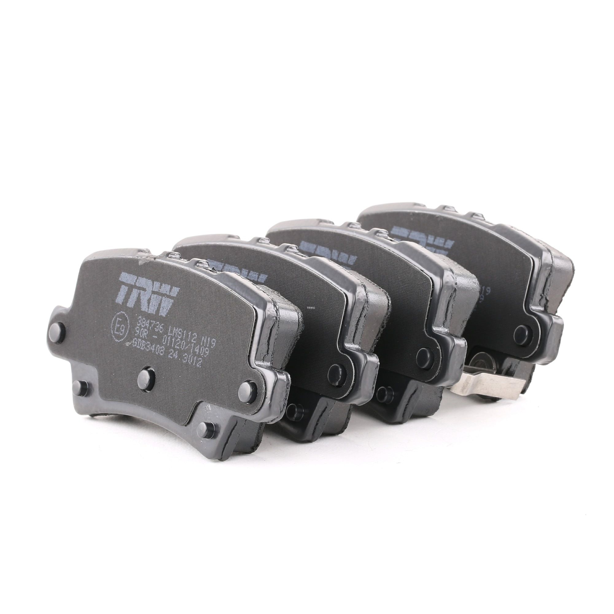 24086 TRW COTEC mit akustischer Verschleißwarnung, mit Bremssattelschrauben, mit Zubehör Höhe: 46,5mm, Dicke/Stärke: 15,5mm Bremsbelagsatz GDB3408 günstig kaufen