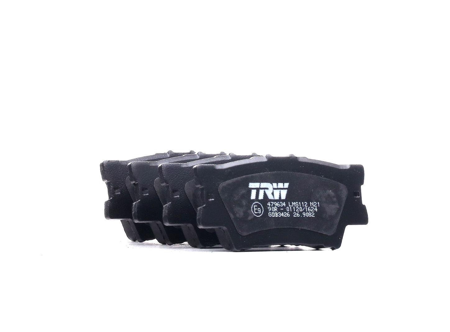 24338 TRW COTEC not prepared for wear indicator Height: 49,3mm, Width: 96,8mm, Thickness: 15,4mm Brake pads GDB3426 buy