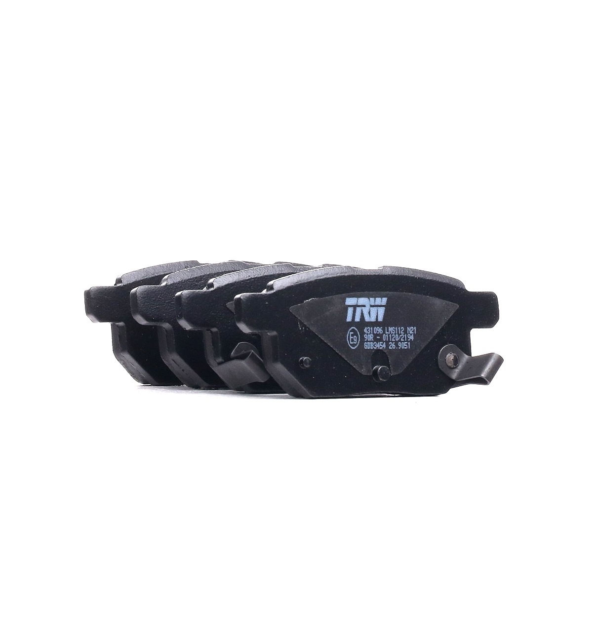 24610 TRW COTEC with acoustic wear warning Height: 42,6mm, Width: 98,6mm, Thickness: 14,4mm Brake pads GDB3454 buy