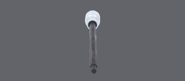 KS TOOLS 911.9126 Piezas insertables de llave de cubo DIN 3120, ISO 1174, DIN 7422, 6, Acero cromo-vanadio, Hexágono interior, moleteado