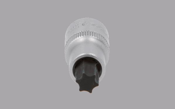 911.9208 KS TOOLS DIN 3120, ISO 1174, ISO1174, T55, Chrom-Vanadium-ocel, Torx, rýhovaný Sada sestiuhelnikovych nastrcek 911.9208 kupte si levně