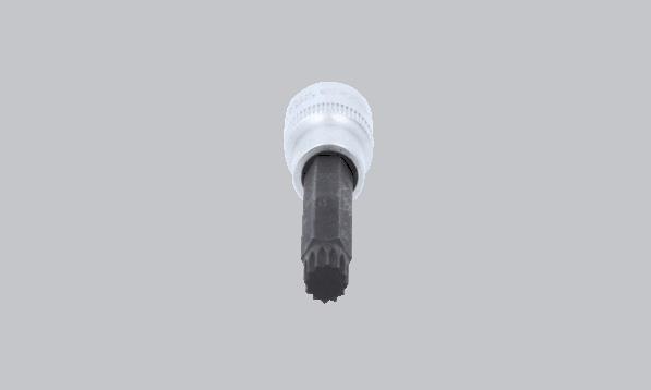 KS TOOLS DIN 3120, ISO 1174, ISO1174, M10, Acier chrome-vanadium, Polygone extérieur, Polygone intérieur, moleté Clé à douille 911.9313 acheter en ligne