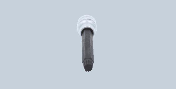 KS TOOLS 911.9319 Hylsyavain DIN 3120, ISO 1174, ISO1174, M9, Kromi-vanadium-teräs, Hammastettu, ulko, Hammastettu, sisä, pyälletty