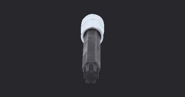 KS TOOLS Steckschlüsseleinsatz 911.9424 M13, Chrom-Vanadium-Stahl, Innenkeilprofil (Ribe CV)