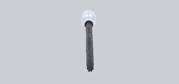 KS TOOLS Steckschlüsseleinsatz 911.9427 M8, Chrom-Vanadium-Stahl, Innenkeilprofil (Ribe CV)