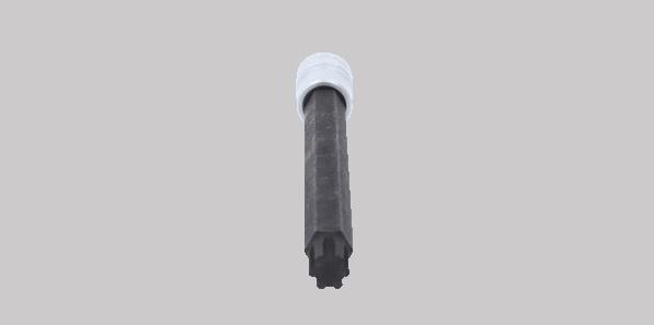 KS TOOLS Steckschlüsseleinsatz 911.9431 M13, Chrom-Vanadium-Stahl, Innenkeilprofil (Ribe CV)