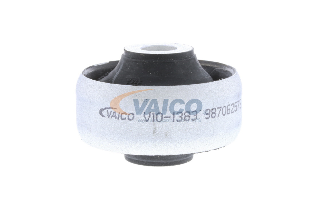 V10-1383 VAICO Suspension bushes SKODA Original VAICO Quality, both sides, Rear, Lower Front Axle, Rubber-Metal Mount, for control arm