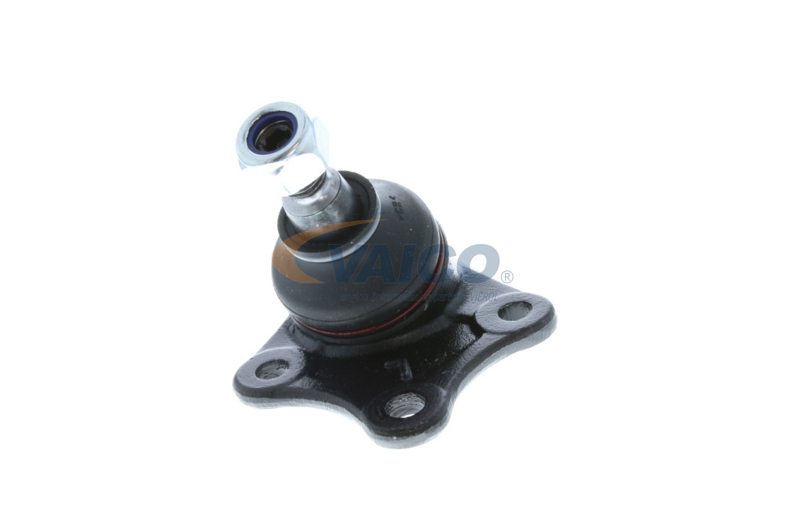 V10-7019 VAICO Suspension ball joint SKODA Front Axle Left, Lower, with attachment material, EXPERT KITS +