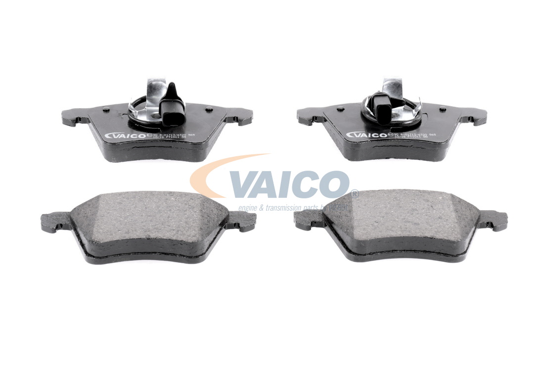 VAICO Q+, original equipment manufacturer quality, Front Axle, incl. wear warning contact Height: 78,5mm, Width: 156,3mm, Thickness: 19,4mm Brake pads V10-8233 buy