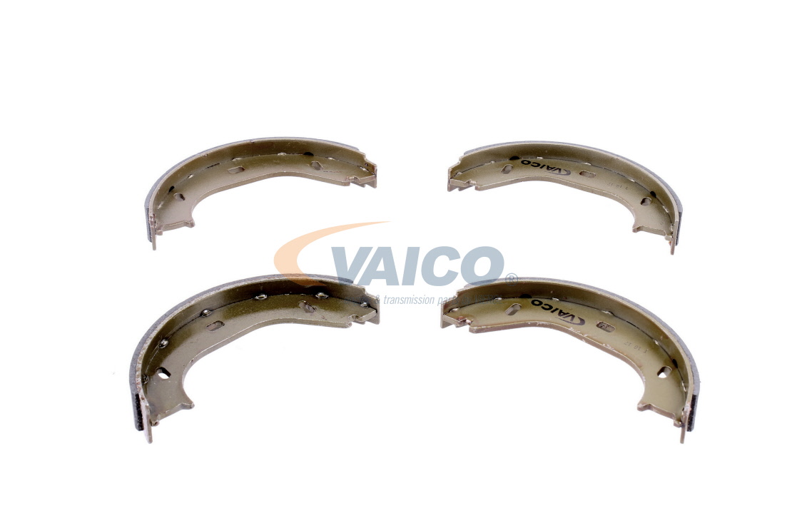 V20-0075 VAICO Parking brake shoes MERCEDES-BENZ Rear Axle, Q+, original equipment manufacturer quality