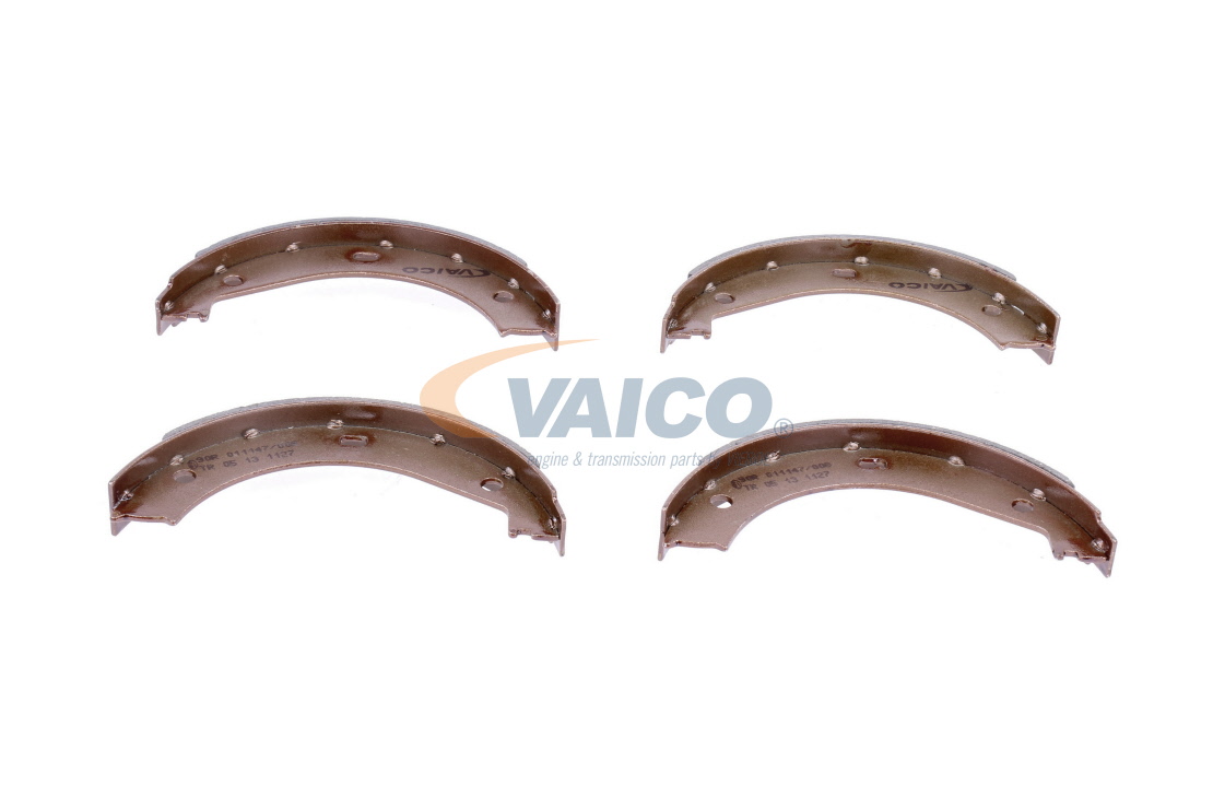 V20-0077 VAICO Parking brake shoes LAND ROVER Rear Axle, Q+, original equipment manufacturer quality