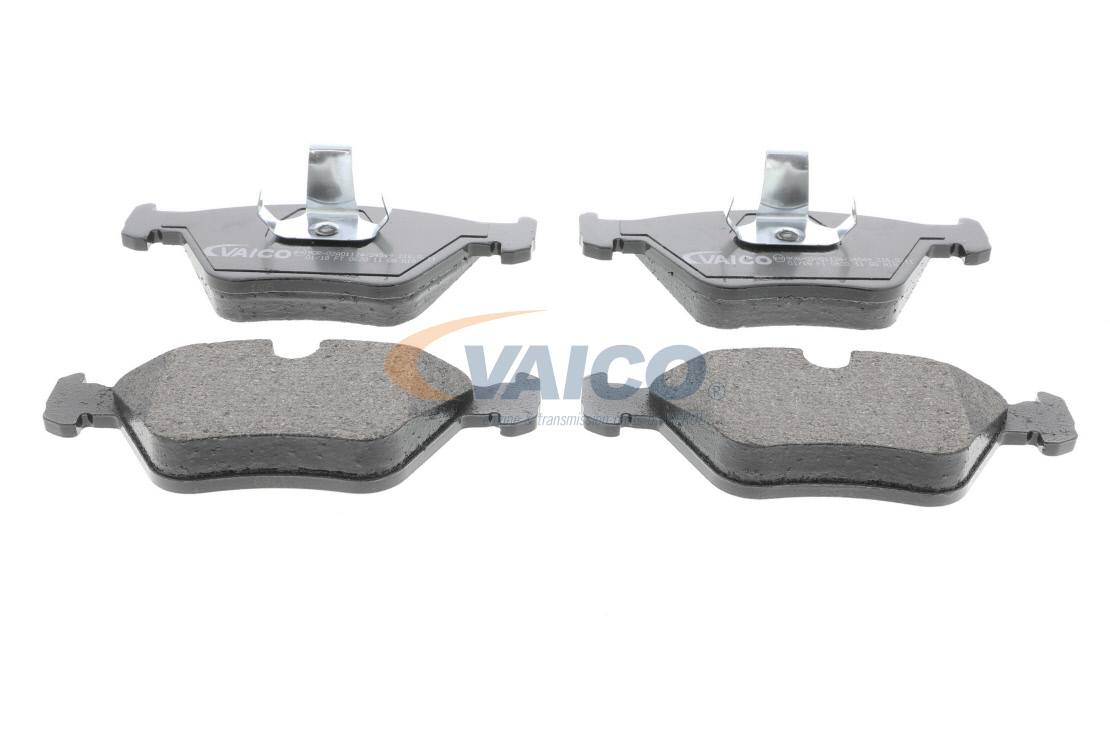 VAICO V20-8100 Brake pad set Q+, original equipment manufacturer quality, Front Axle, prepared for wear indicator, excl. wear warning contact
