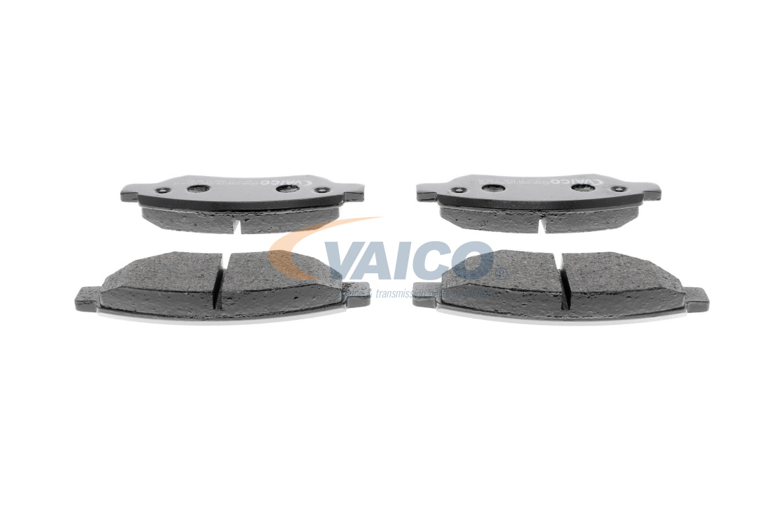 WVA 23959 VAICO Q+, original equipment manufacturer quality, Front Axle, excl. wear warning contact, not prepared for wear indicator, with brake caliper screws, with accessories Height: 46,9mm, Width: 122,6mm, Thickness: 17mm Brake pads V22-0092 buy