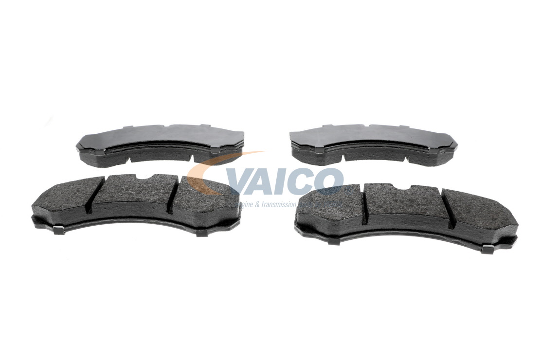 VAICO Q+, original equipment manufacturer quality, Front Axle, prepared for wear indicator, excl. wear warning contact, with brake caliper screws Height: 66,5mm, Width: 164,6mm, Thickness: 20,3mm Brake pads V27-0002 buy