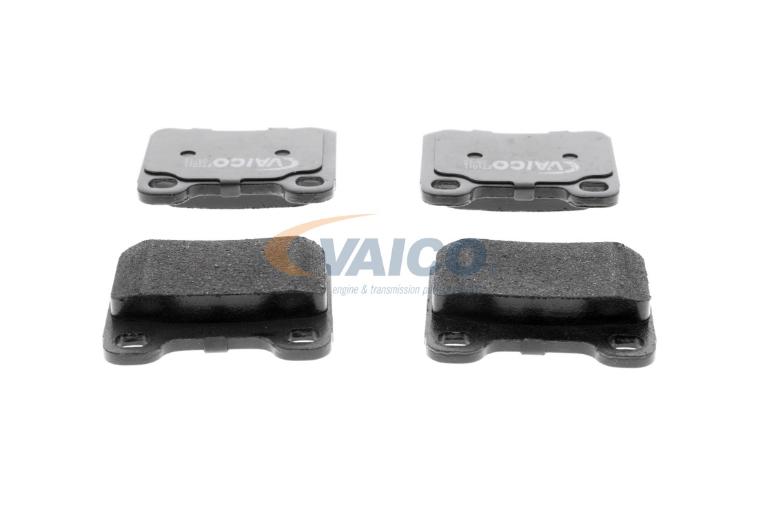 VAICO V30-8105 Brake pad set Q+, original equipment manufacturer quality, Rear Axle, not prepared for wear warning indicator, excl. wear warning contact