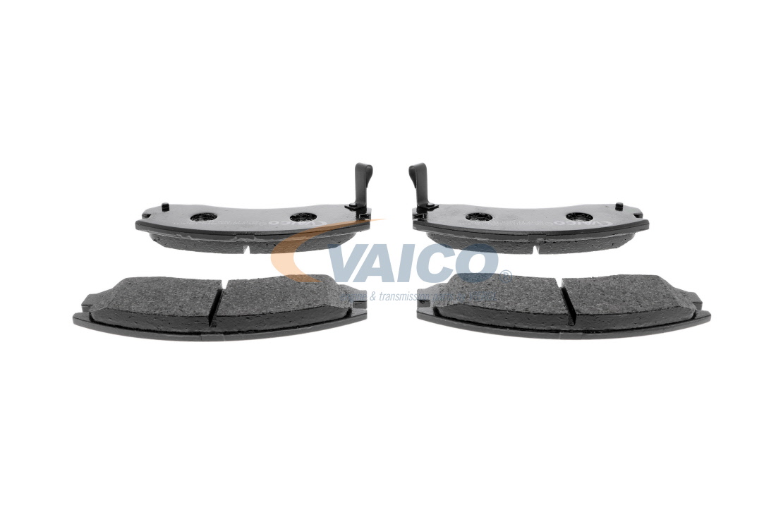 V37-0023 VAICO Brake pad set CITROËN Q+, original equipment manufacturer quality, Front Axle, with acoustic wear warning
