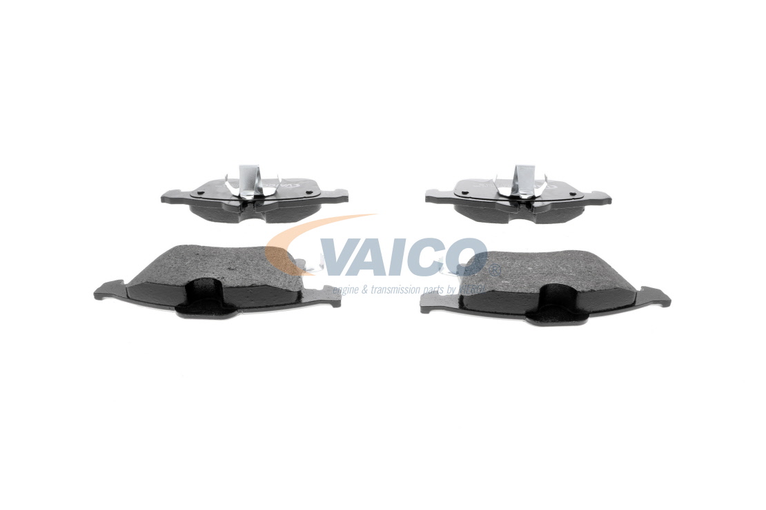 23832 VAICO Q+, original equipment manufacturer quality, Front Axle, without integrated wear warning contact Height 1: 69,7mm, Height 2: 76mm, Height: 92mm, Width 1: 155,1mm, Width 2 [mm]: 156,3mm, Width: 182,0mm, Thickness 1: 20,4mm, Thickness 2: 20,2mm Brake pads V40-8030 buy