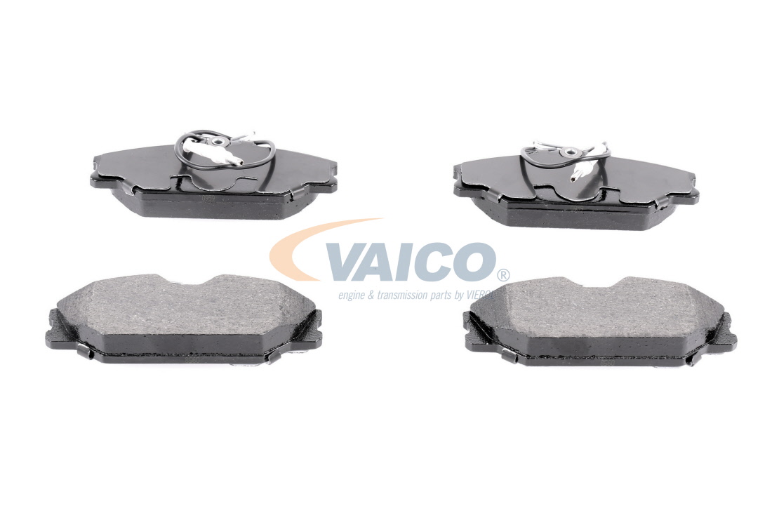 WVA 20919 VAICO Q+, original equipment manufacturer quality, Front Axle, incl. wear warning contact, with brake caliper screws Height: 55,5mm, Width: 129,9mm, Thickness: 18mm Brake pads V46-0148 buy
