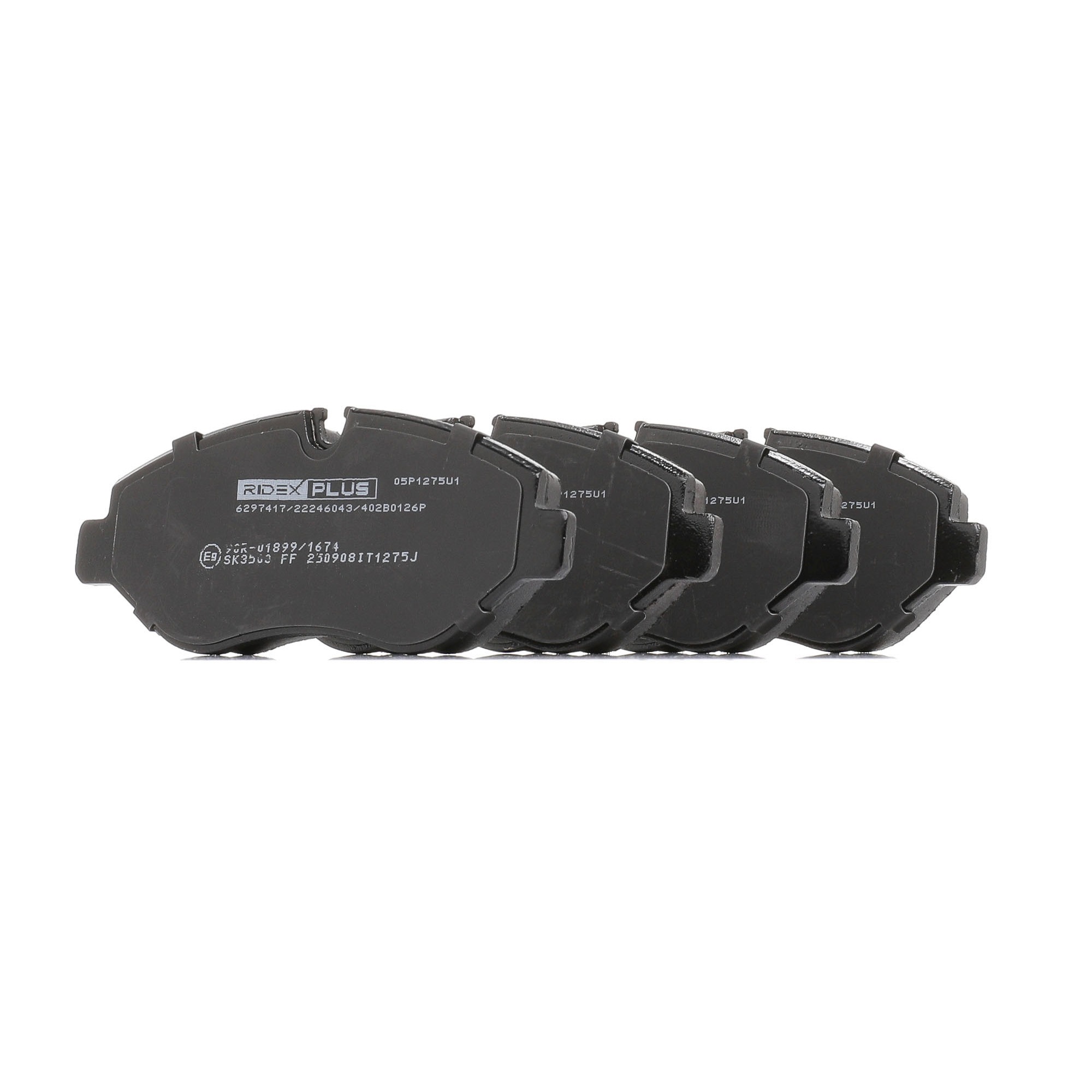 402B0126P Brake pad set RIDEX PLUS A9064210400 MERCEDES-BENZ