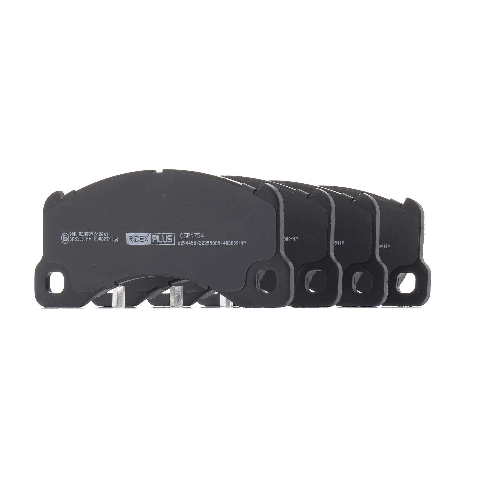 402B0911P Brake pad set RIDEX PLUS 7P0 698 151 AUDI