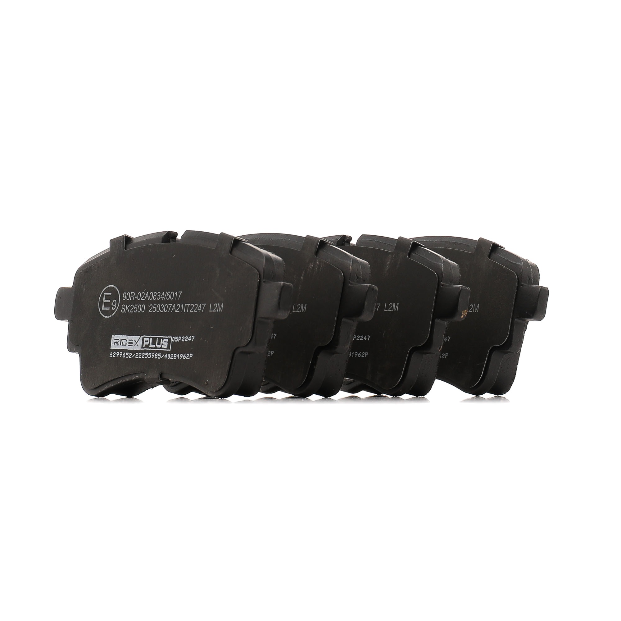 RIDEX PLUS 402B1962P Remblokken goedkoop in online shop