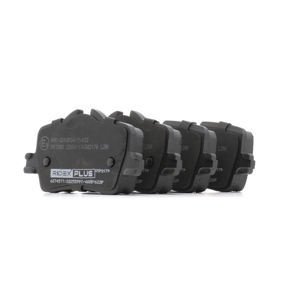 RIDEX <span>PLUS</span> Brake pad set 402B1622P