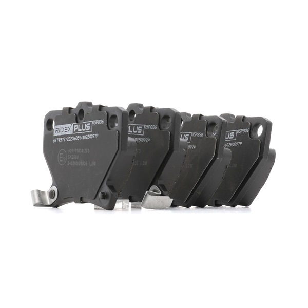 RIDEX <span>PLUS</span> Brake pad set 402B0097P