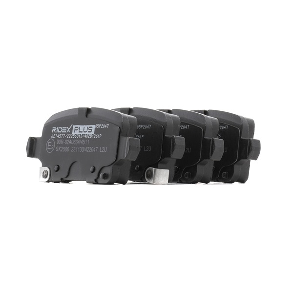 RIDEX <span>PLUS</span> Brake pad set 402B1261P