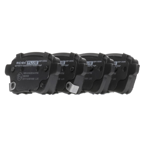 RIDEX <span>PLUS</span> Brake pad set 402B1126P
