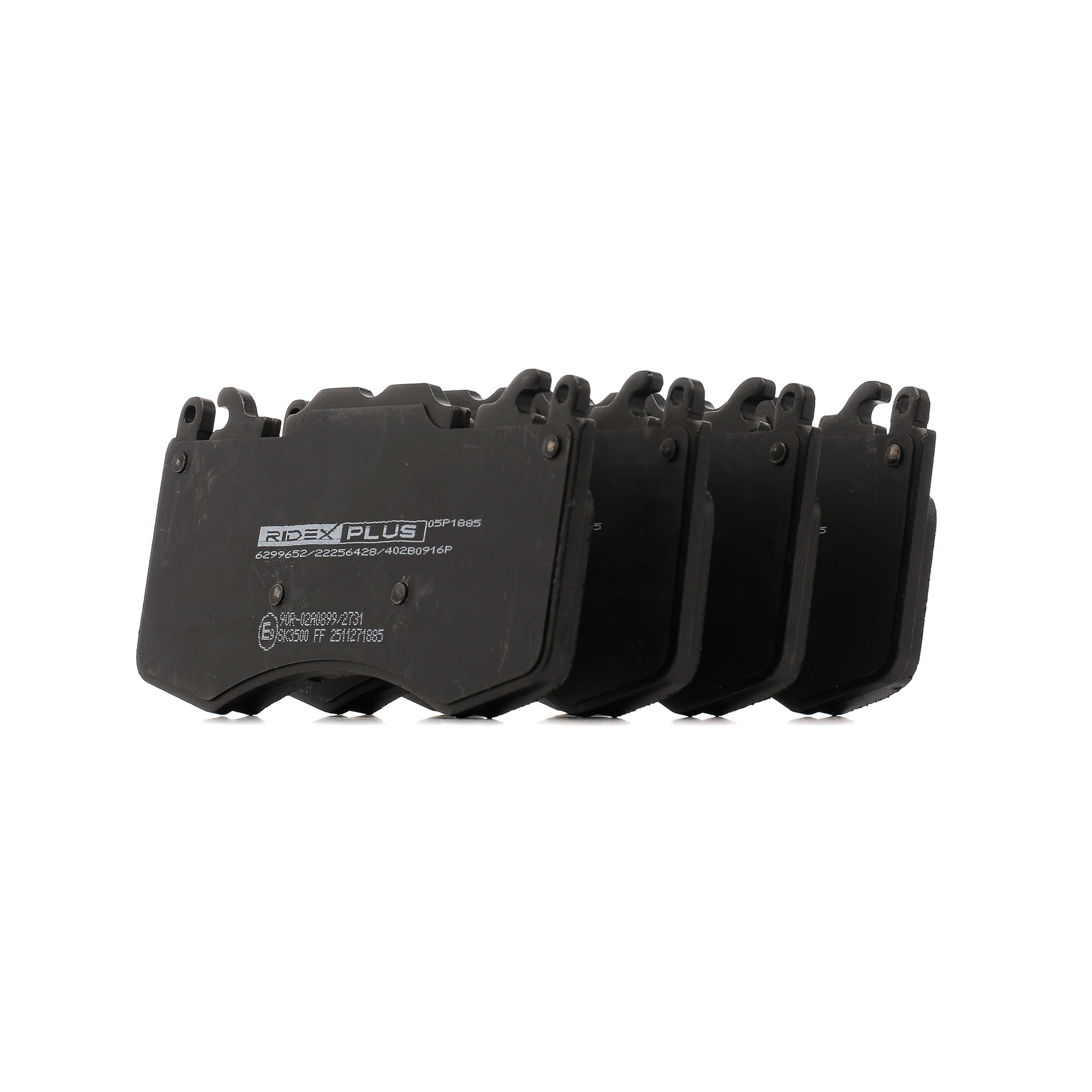 402B0916P Brake pad set RIDEX PLUS LRO 20362 PORSCHE