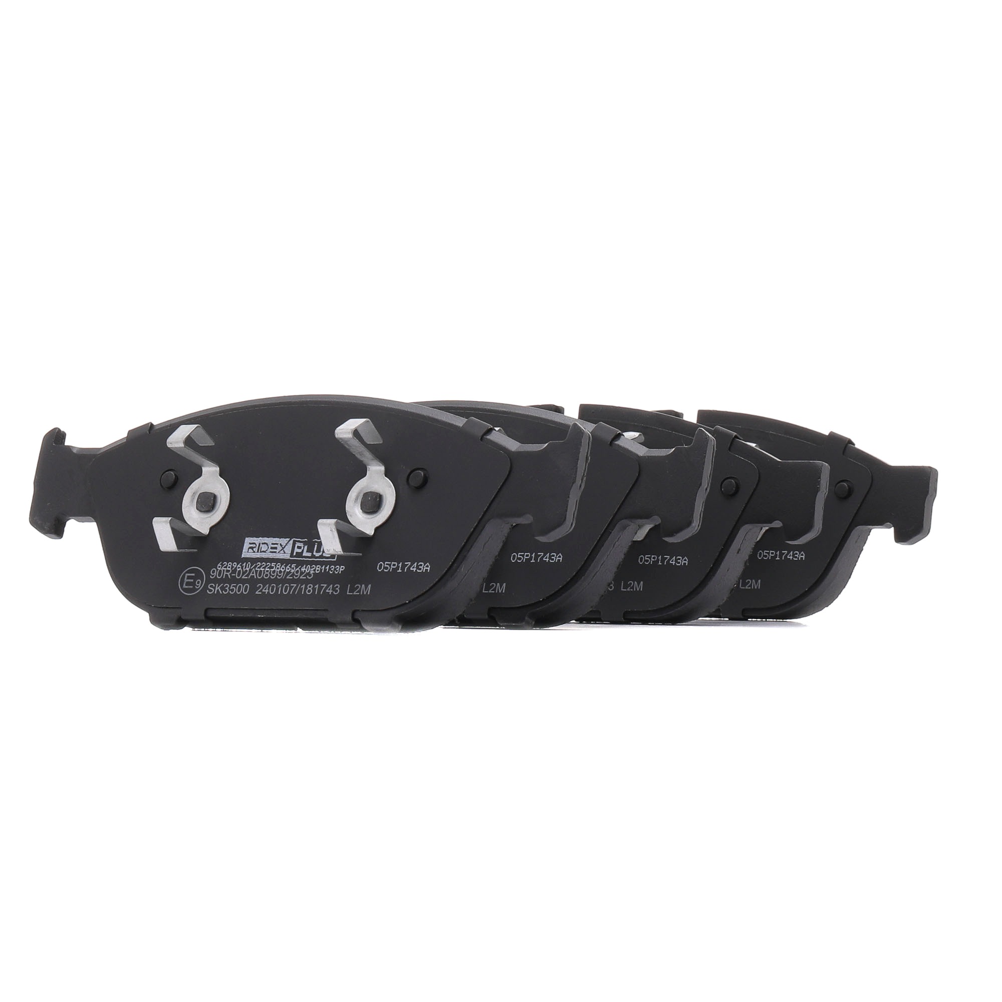 402B1133P Piduriklotsid RIDEX PLUS 4H0 698 151G