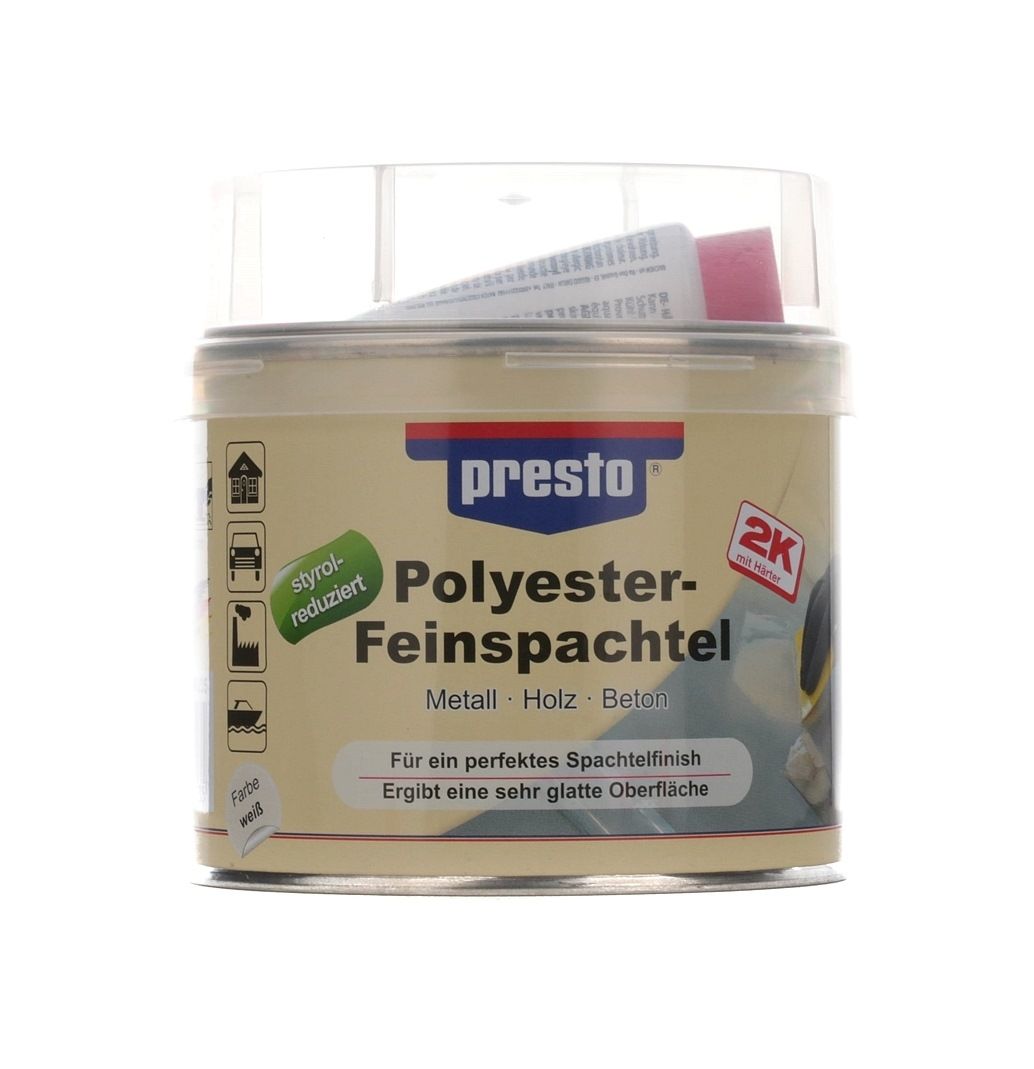 PRESTO 601235 Body filler for cars Polyester Feinspa 1000g