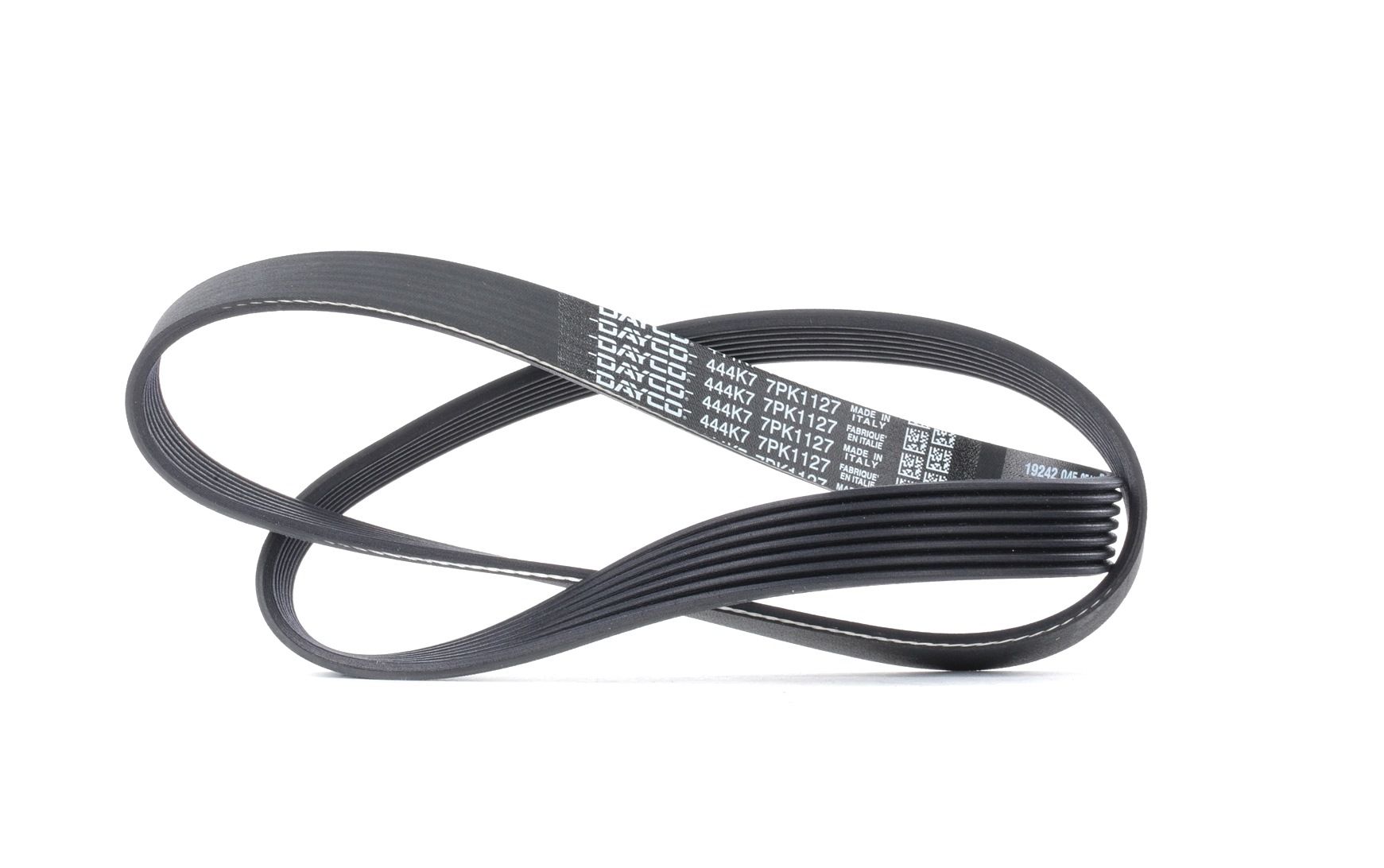 Nissan TIIDA Ribbed belt 223687 DAYCO 7PK1127 online buy