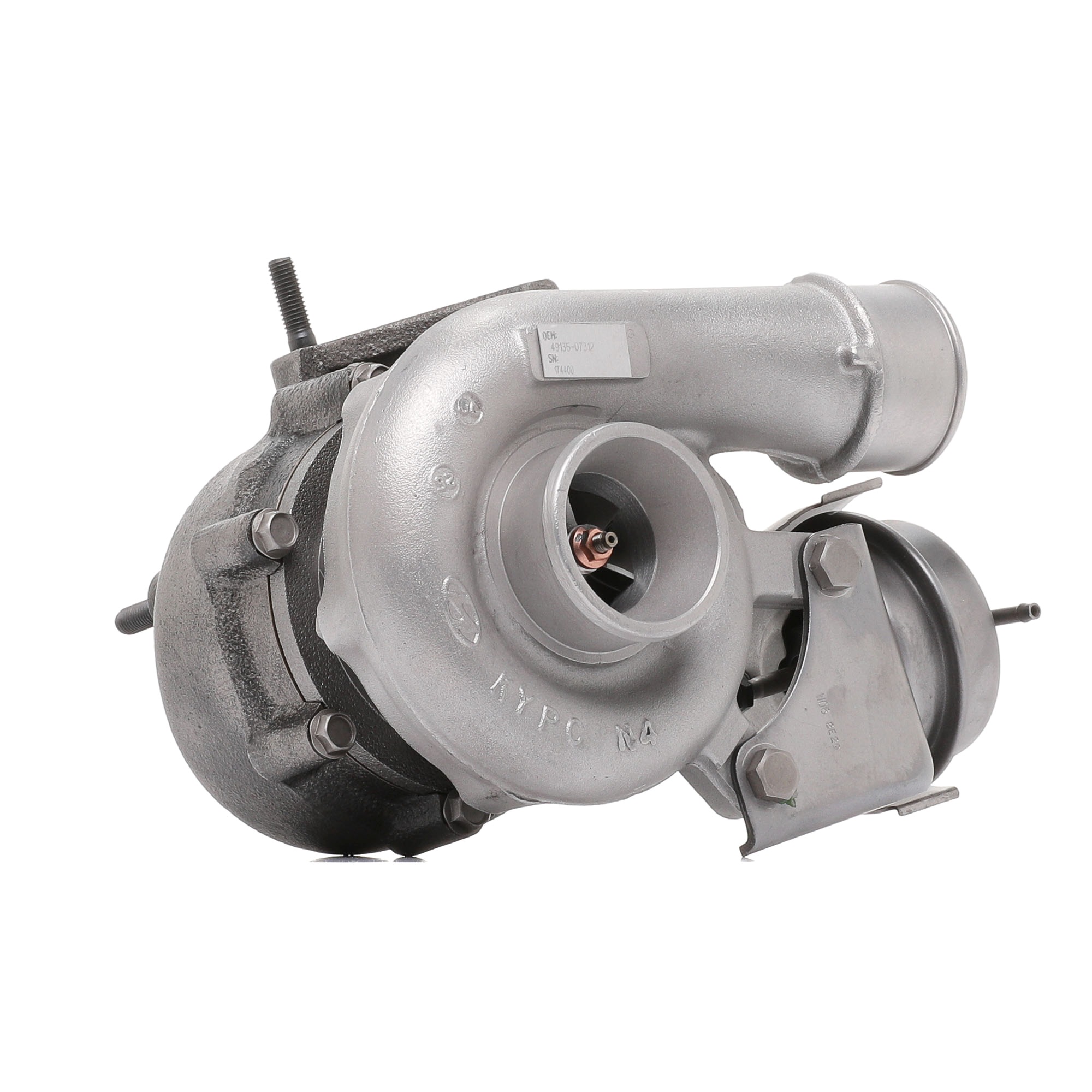 RIDEX REMAN 2234C0252R Turbocompresor Turbocompresor de gases de escape, Euro 4, con registro externo temperatura